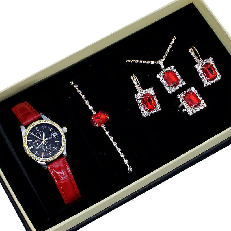 Dames Vijfdelige Sieraden Set