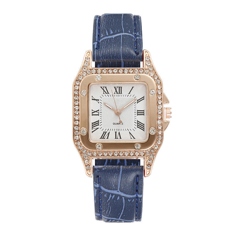 Vierkant Horloge Rhinestone Dames