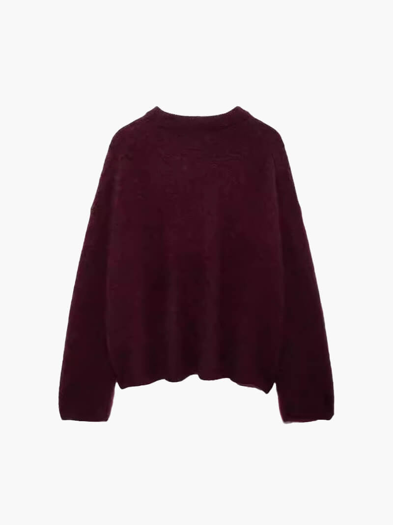 Serena - Burgundy Sweater