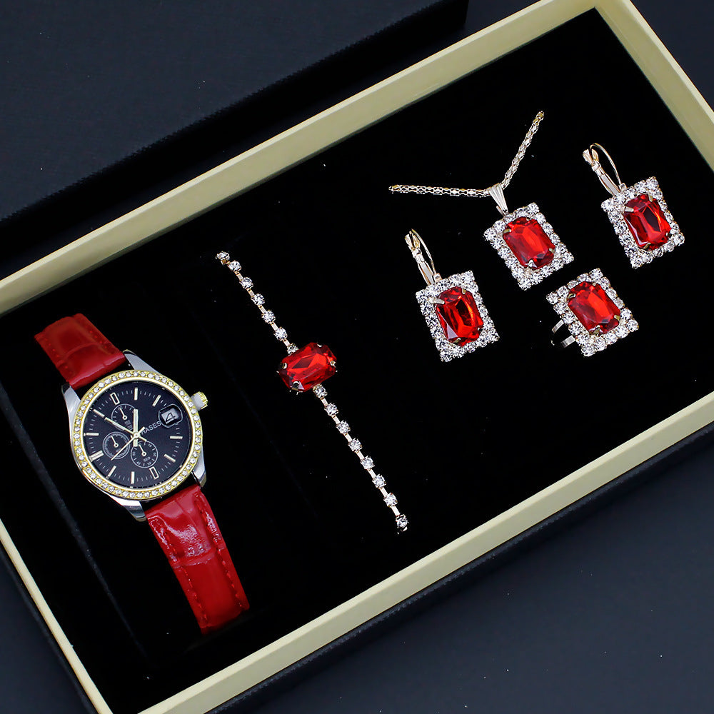 Dames Vijfdelige Sieraden Set