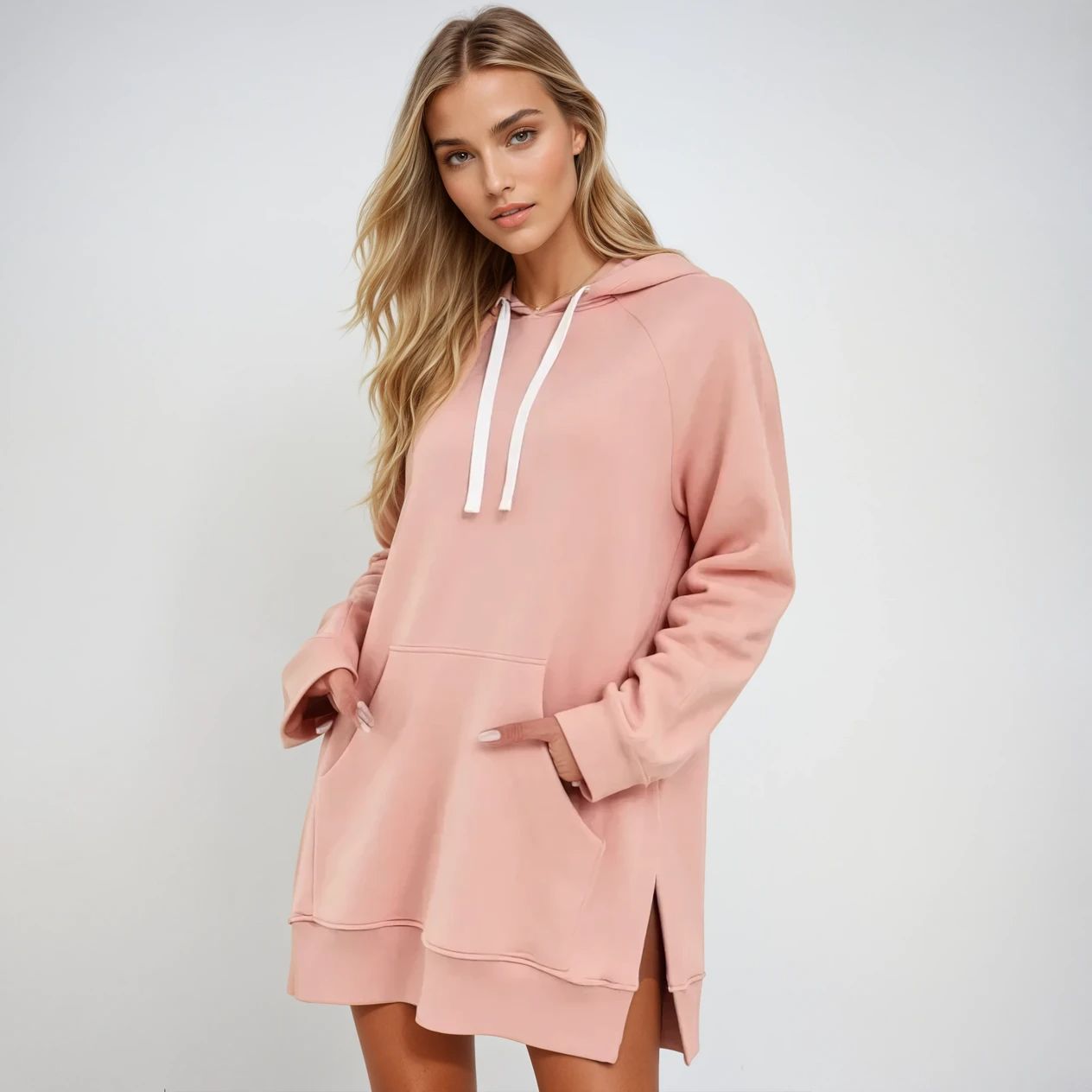 OVERSIZED HOODIE DRESS